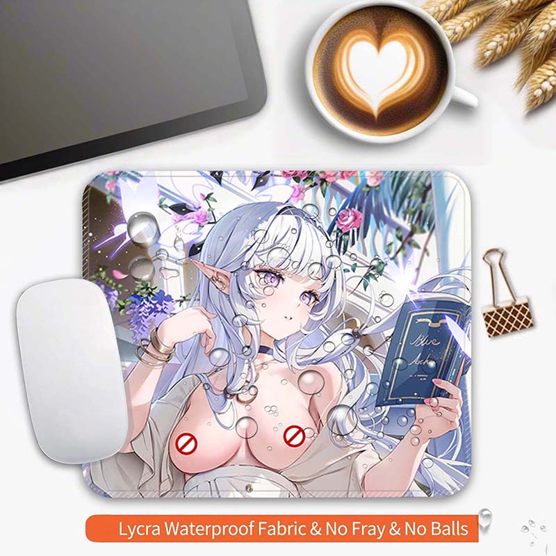 Anime Mouse Pad Small Gaming Mousepad Azusa Aris Himari Marina Iori Gamer Standard MousePads PC Compact Non-Slip Office Mousemat
