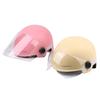 1 Piece 3C Certified Men'S And Women'S Adult Cartoon Electric Bicycle Motorcycle Half Helmet With Goggles Bicycle Safety Helmet