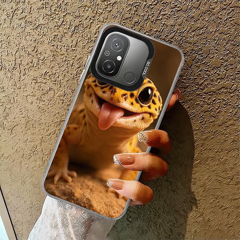 Lizards Geckos Cute Pet Shockproof Phone Case for Xiaomi Poco X7 X6 X5 X3 Pro F7 Ultra M8 Redmi 15C 15 14C 13C 12C 10C 13 12 10