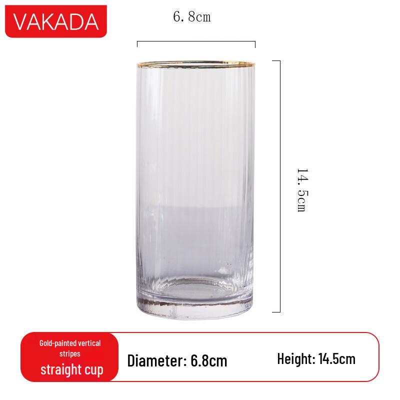 VAKADA High Borosilicate Glass Beverage Cup