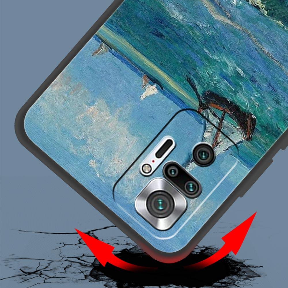 Garden Paint Art Vincent van Gogh Phone Case For Xiaomi Redmi Note 14 13 5G 10 11 12 Pro Plus 4G 14C 13C 12C 10C Black Cover