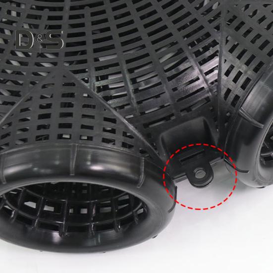 Fishing Bait Trap 3/6/8 Holes Heavy Duty Fine Mesh Portable River Prawn Shrimp Crawfish Eel Loach Crab Catcher Trap Fish Cage