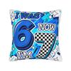 Blue Checkered I Was 6 Now Im 7 67 Meme Pillow Case  Funny Pillow Cover Soft Pillowcases For Living Room Chair