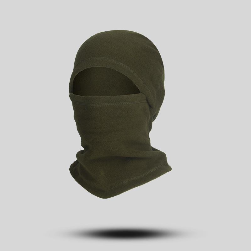 Autumn and winter cycling mask windproof and warm integrated headgear fleece fleece fleece cap multi-functional sports warm headgear