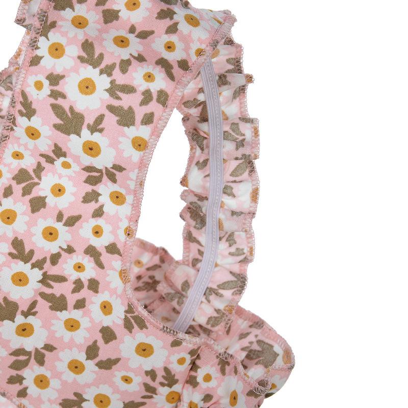 Nuova gonna a pieghe piccole di crisantemo per primavera ed estate, abito da principessa in cotone, vestiti per animali domestici, vestiti elastici per cani, gonna da donna