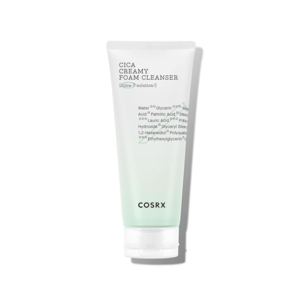 [COSRX] Pure Fit Cica Creamy Foam Cleanser, 5.07 fl oz / 150ml / Korean Skin Care, Animal Testing Free