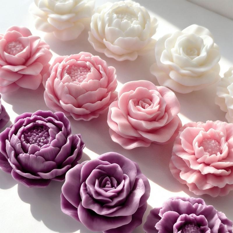 Pack of 4 Silicone Mould For Making Crystals Drip Flower Decorations Craft Projects