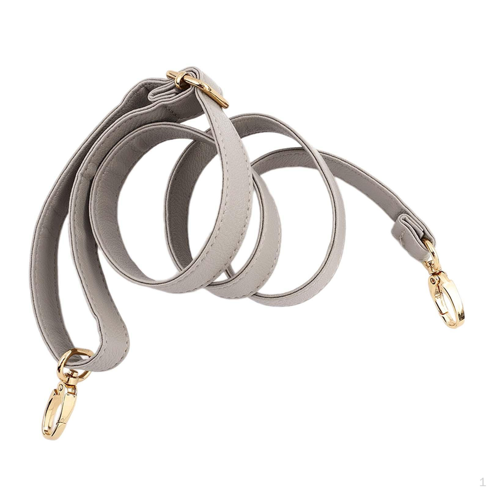 

Кожаный ремень для сумки, регулируемый кошелек для клатча, аксессуары своими руками серый