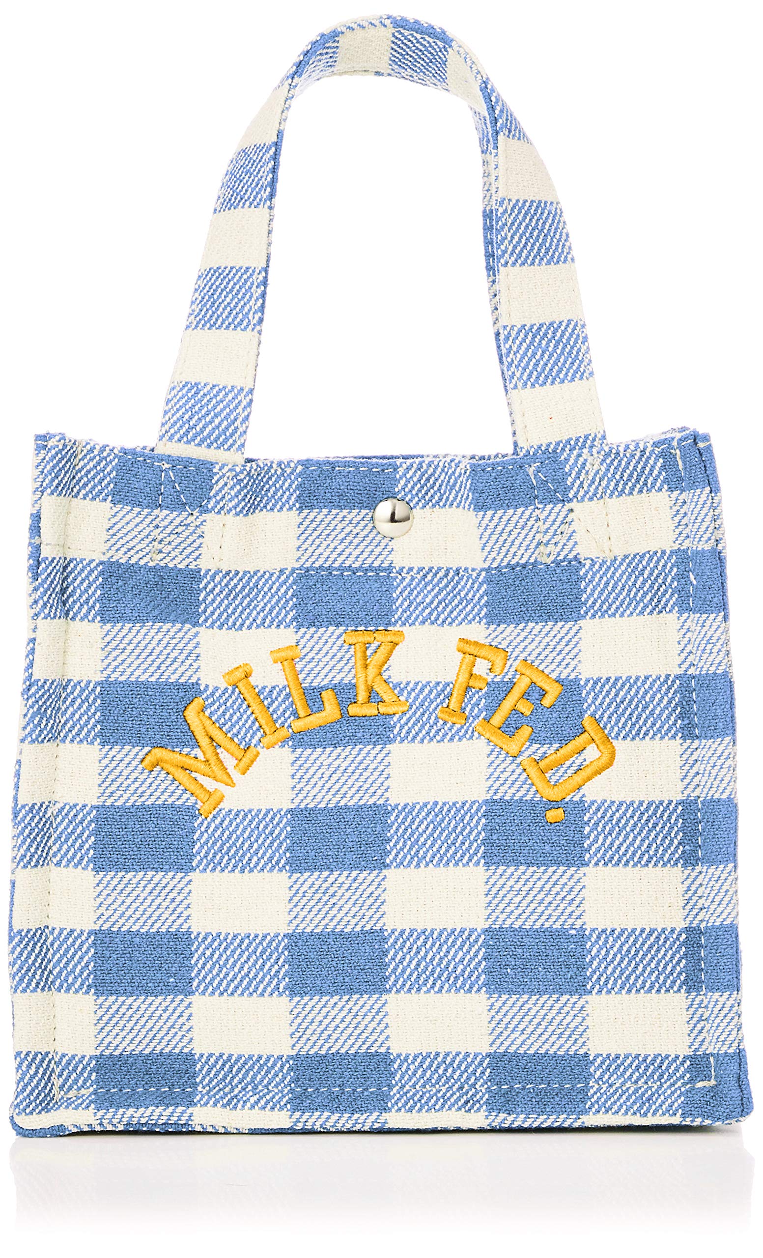 Мини-сумка-тоут в клетку Gingham от Milkfed (103202053006) Светло-синий