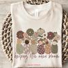 Helping Little Ones Bloom Nurse T Shirt Wildflower RN Boho Nursing Babies Swaddle New NICU L D Mother Baby OBGYN Vintage