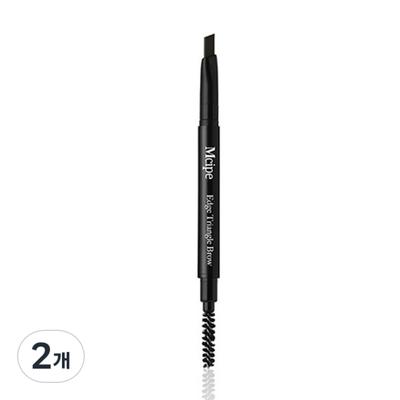 MCP Tattoo Edge Dreieckiger Augenbrauenstift 0,25 g, Nr. 1 Dunkelbraun, 2 Stk.