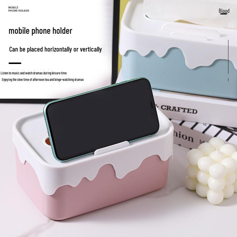 Cute Living Room Tissue Holder - Creative Napkin Storage Box for Home & Coffee Table