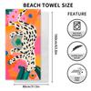 Support Double-sided Velvet Quick-drying Sports Towel with Sunscreen Beach Towel Printed Bath Towel Absorbent Towel
