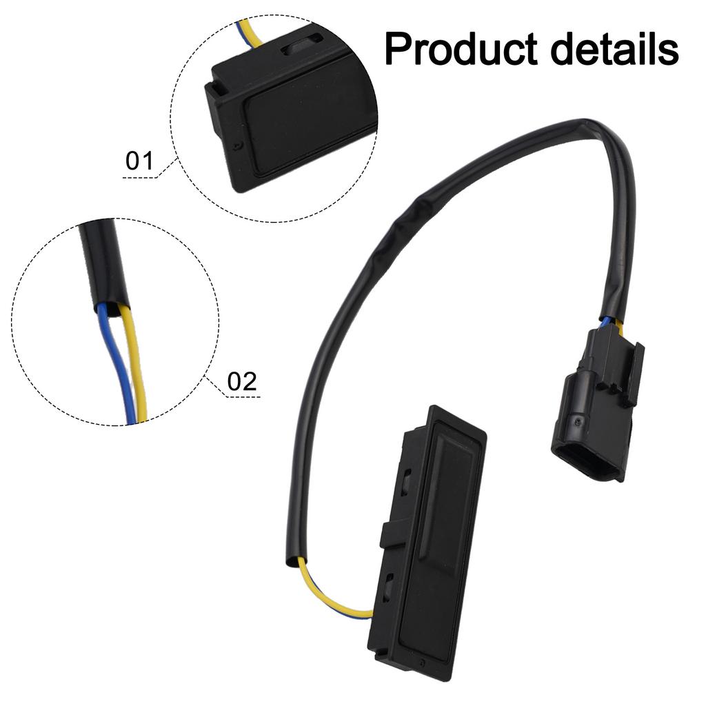 1x Rear Trunk Tailgate Handle Switch For Nissan Qashqai 25380-4EA0A Replacement