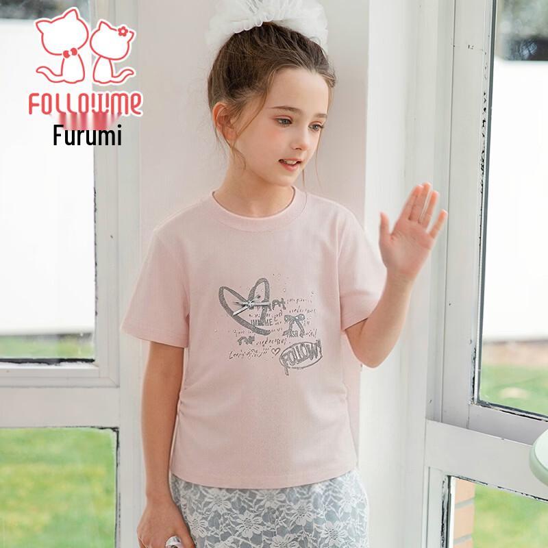 

Girl s Short Sleeve Round Neck T-Shirt 120