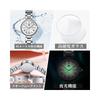 OLEVS Women's Quartz Watch Lightweight Waterproof Stainless Steel Luminous White