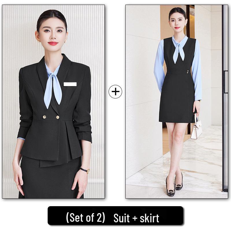 2025 Women's Professional Suit Set for Salon Receptionists & Aestheticians