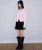 ROSEFRANTZ Double Buckle Pleat Mini Skirt [Black]
