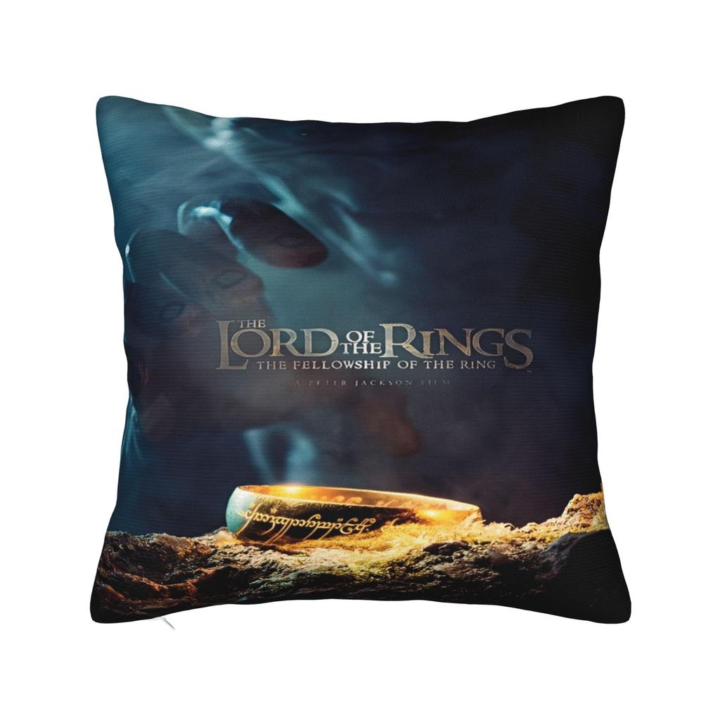 Warm Sofa Lords Rings Gollum Decorations Pillowcase Merch  Pillow Covers Zipper Multi Size