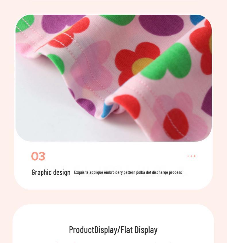 New Autumn European & American Style Girls' Floral Bow Long-Sleeve Princess Dress