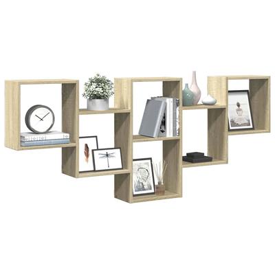 Wall Shelf Sonoma Oak 159 X 18 X 66 Cm Wood Based Panel