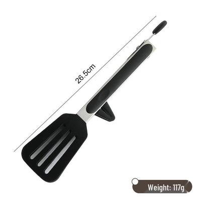 Zhishi Kitchen Silicone Food Tongs with Stand