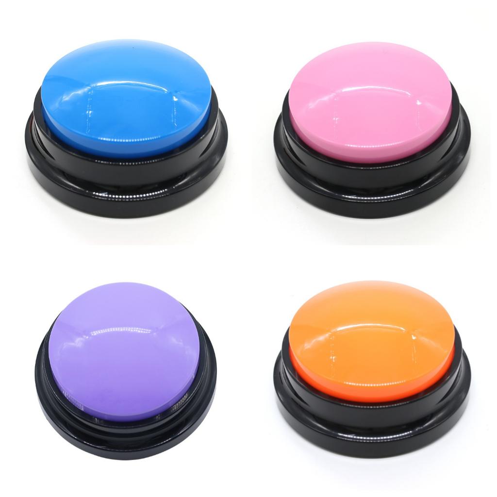 Plastic Communication Button Dog Sound Box Talking Toy Recordable Squeeze Box Interactive Voice Button For Pet Training