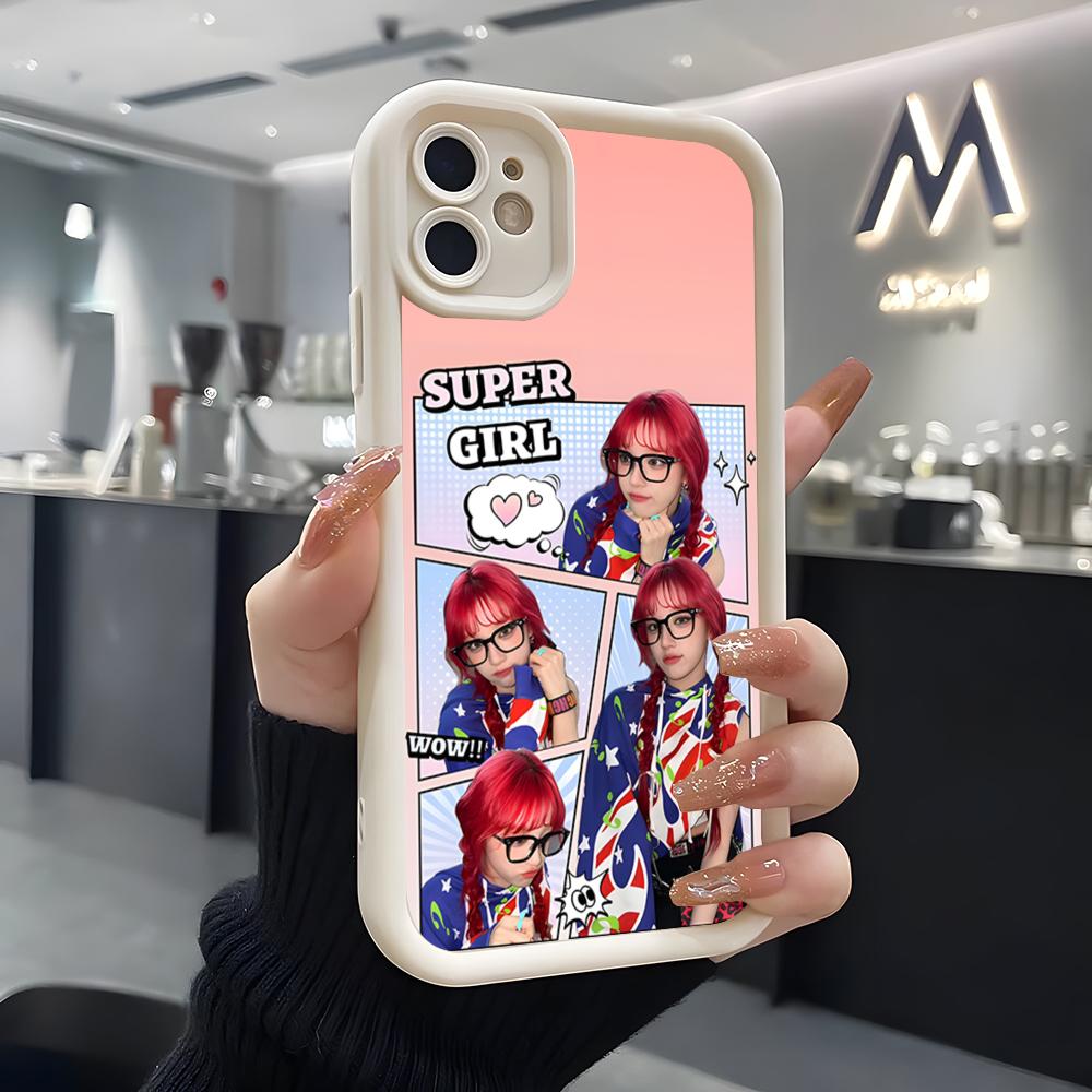 Singer S-Song Y-Yuqi Phone Case For IPhone Air 17 Pro Max 16 E 15 14 Pro Max 13 12 11 Mini Plus Soft Silicone White Cover