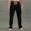 Men's Fashion Printed Straight Casual Jogging Pants With Pockets