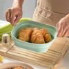 Air Fryer Silicone Liners Non Stick Air Fryer Basket Square Round Silicone Air Fryer Liners Oven Baking Tray Fried Chicken Mat