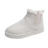 2025 Fleece-Lined Plus Size Women's Winter Slip-On Ankle Snow Boots