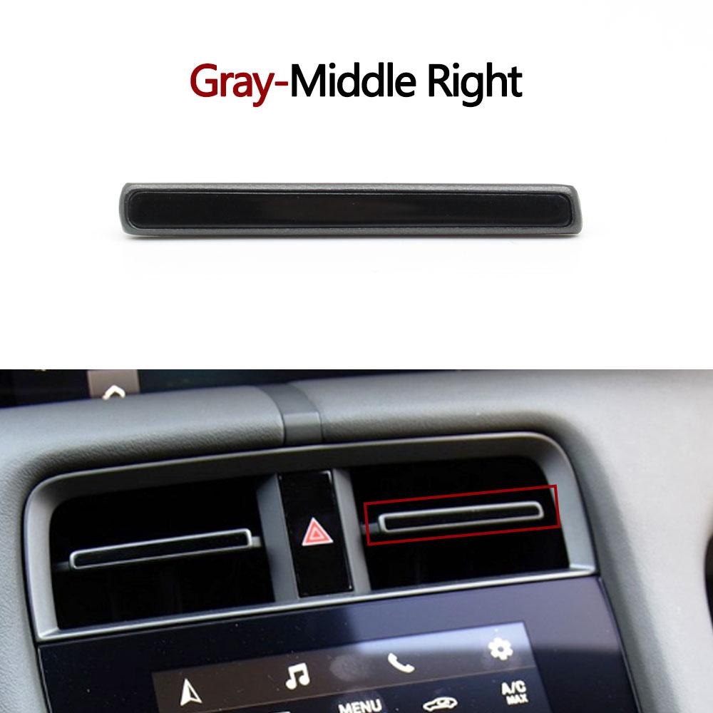 Car Central Left and Right Air Conditioner AC Vent Grille Trim Strip For Porsche Taycan 9J1 2024 2025