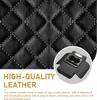 Universal Car Armrest Box Height Booster Cushion Center Console Cover Pad with 2 Cup Holders and Tissue Holder