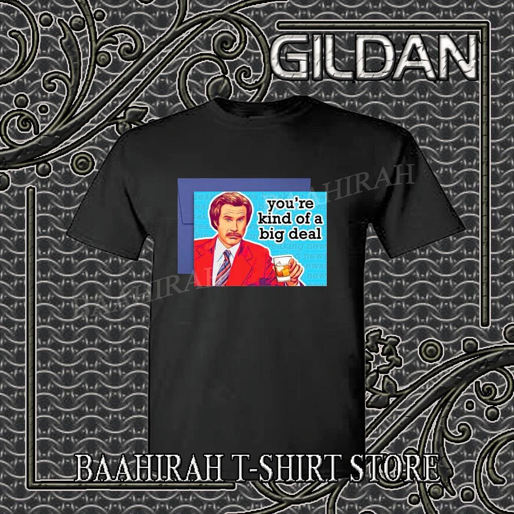 

New Anchorman Ron Burgundy Logo T shirt Funny Logo TEE T shirt Size S to 5XL 4XL