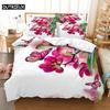 Blue Butterfly Duvet Cover Set King Size 220X240 Double Bed Single 3D Queen Bedding Sets Pink Full Twin Quilt Linen Pillowcase