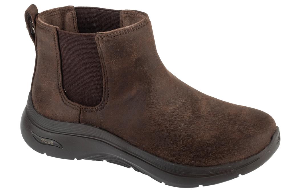 Skechers Go Walk Arch Fit 2.0 Boot - Classic Charm, Womens Brown Chelsea Boots