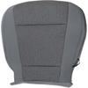 Gray Front Driver Side Bottom Replacement Cloth Seat Covers Compatible with Ford F250 F350 F450 F550 2017 2018 2019 2020 2021