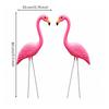 Flamingo Garden Ornament Sturdy Eye-Catching for Courtyard