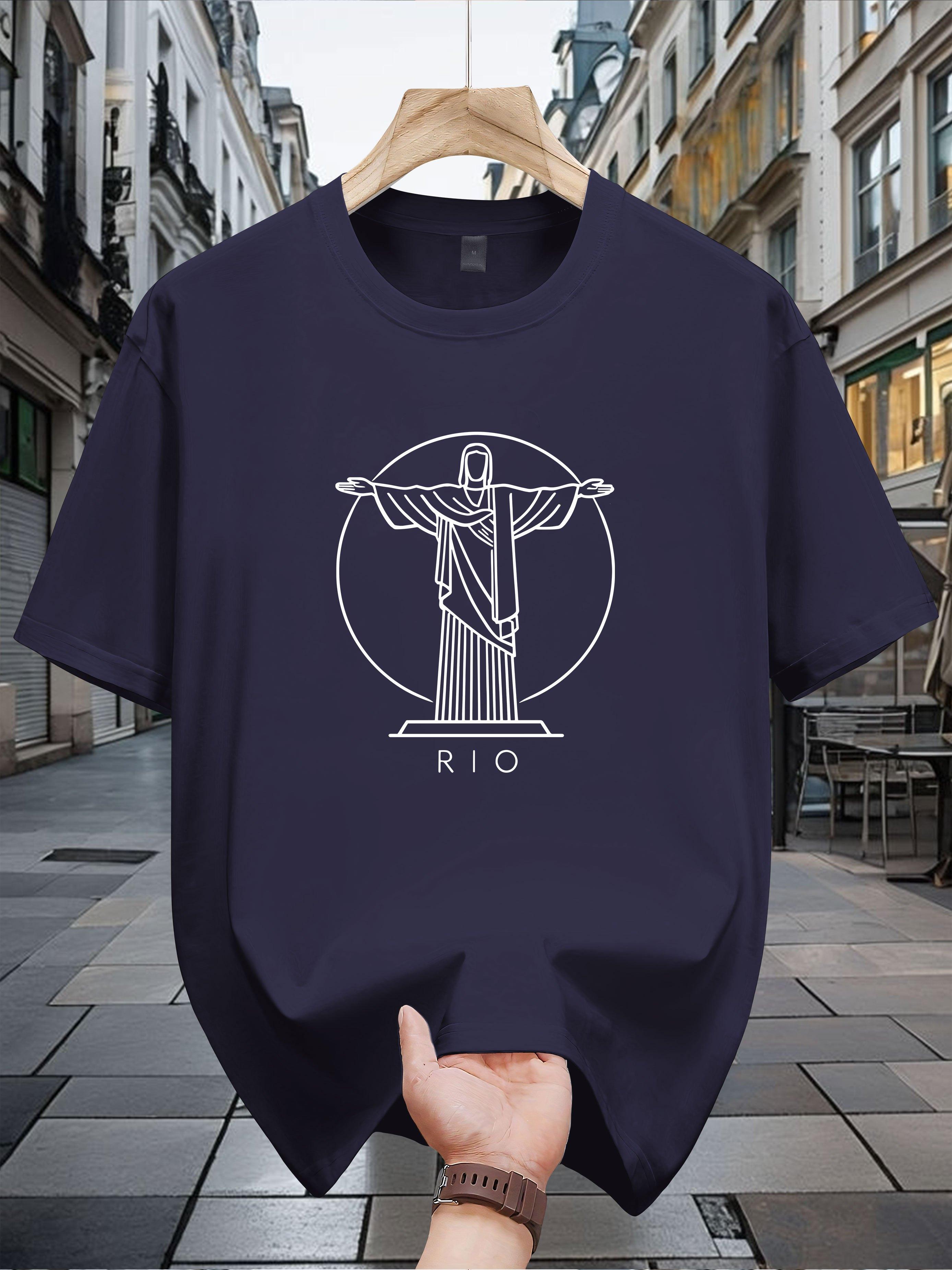 200g 100% Cotton Printed Short Sleeve T-shirt Fashion Casual Summer Wear XXXL