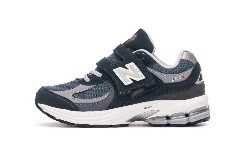 

New Balance NB 2002R Cushioning Abrasion Resistant Low top Running Shoes Black Gray Blue Kids PV2002SF 35