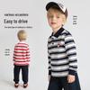 Classic Teddy Boys' Striped Polo T-Shirt