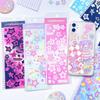 Hand tent stickers with star elements, Korean Ins style base stickers