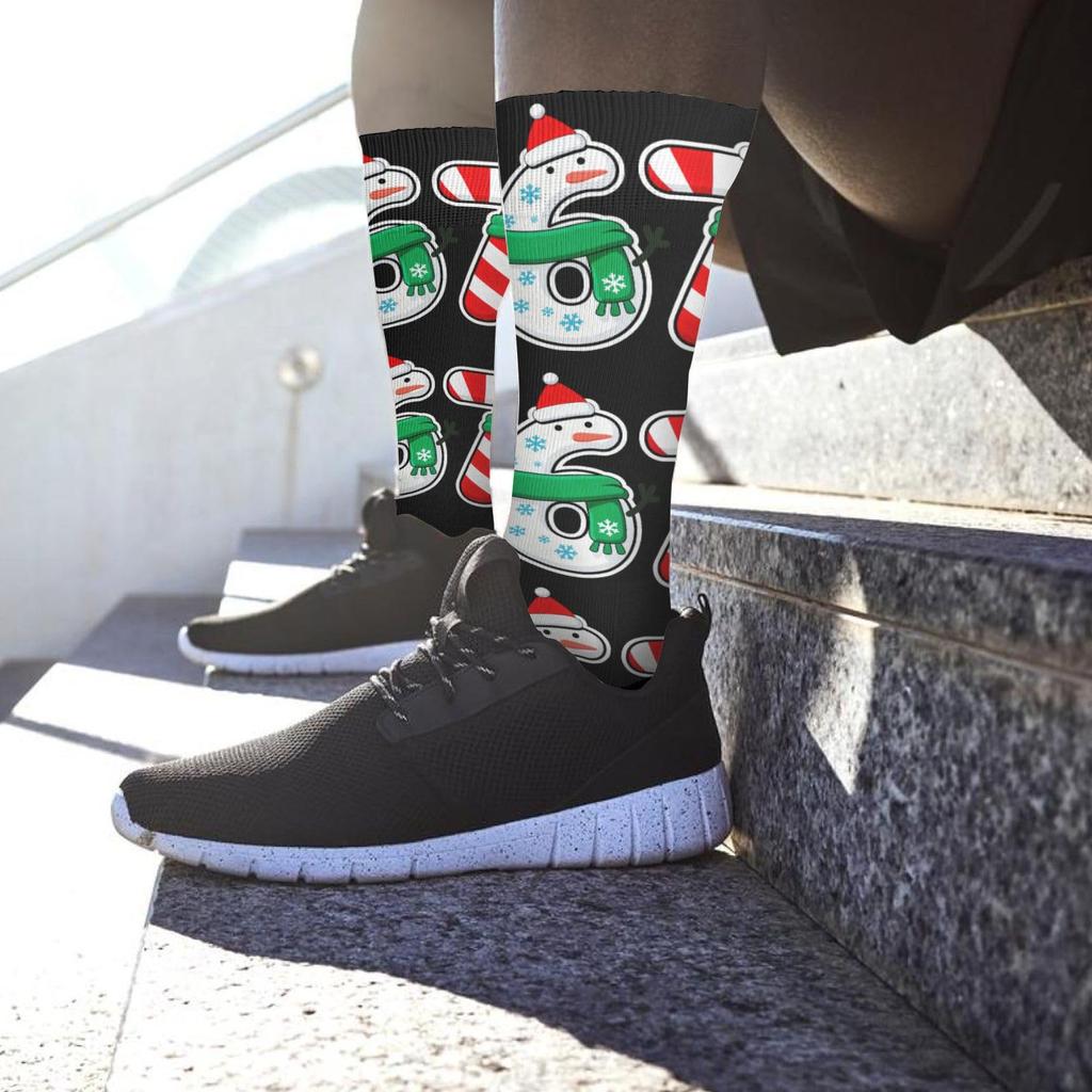 Modische, warme und interessante Socken mit sechs oder sieben Designs für Oma