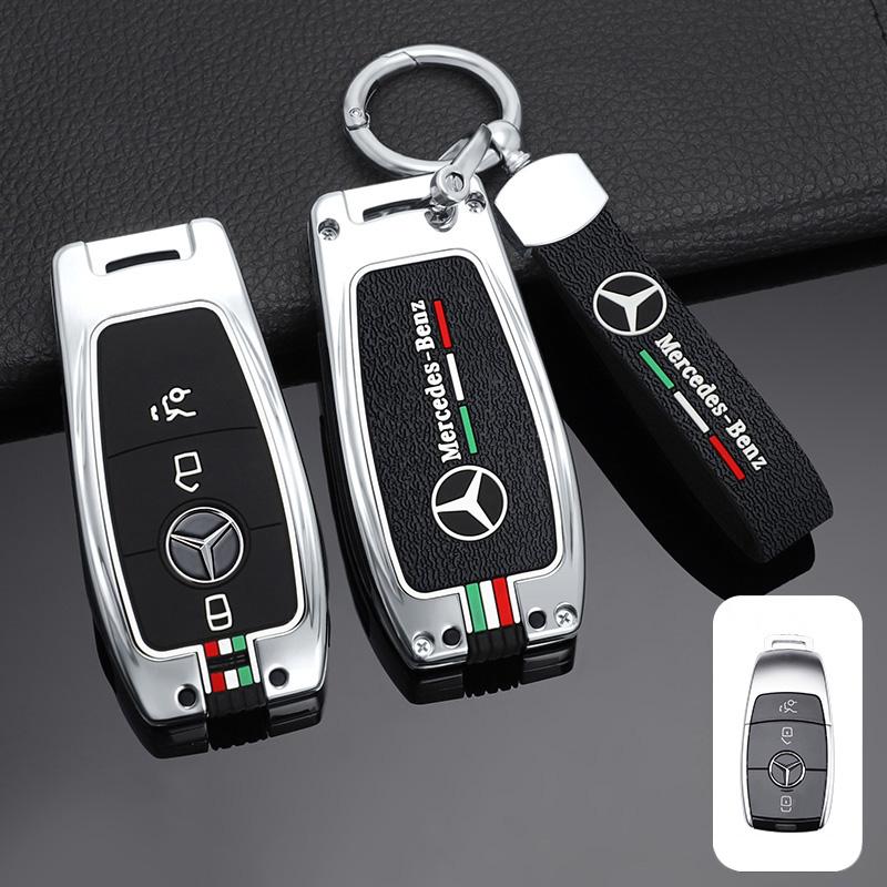New 2025 Alloy Car Remote Key Case Cover Shell Fob For Mercedes Benz A C E S G Class GLC CLE CLA GLB GLS W177 W205 W213 W222 X16
