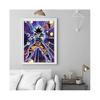 Diamond Painting Japanese Anime Dragon Ball Super Saiya, Full Drill
