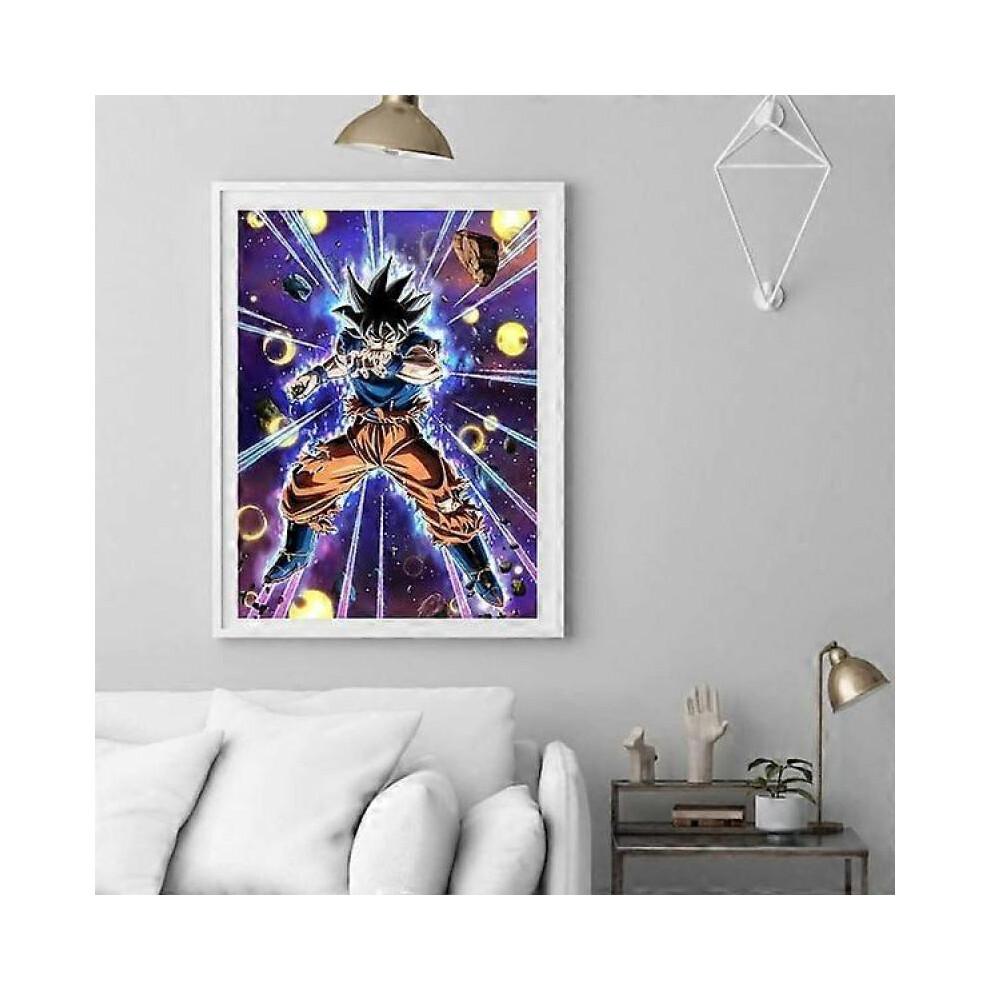 Diamond Painting Japanese Anime Dragon Ball Super Saiya, Full Drill