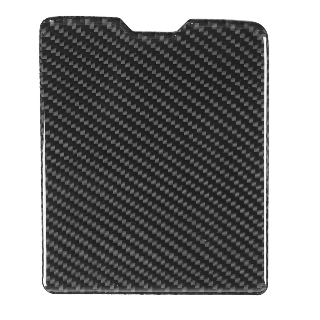 Carbon Fiber Driver Storage Box Panel Trim Cover Fit for Mitsubishi Lancer 2008‑2016