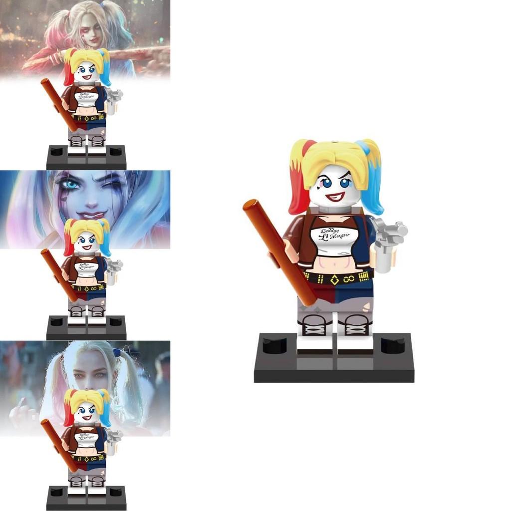 Premium Plastic Diy Poison Ivy Catwoman Quinn Two-face Building Blocks Toy Set