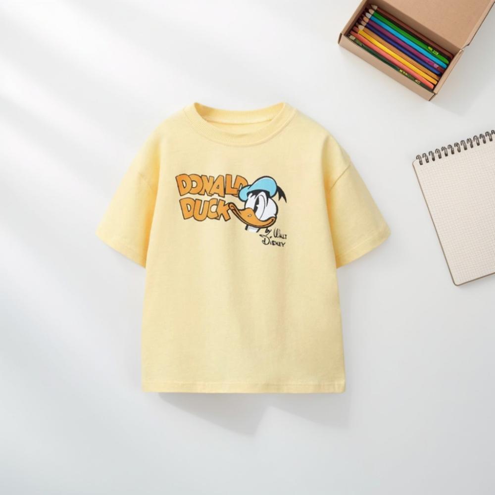 

Donald Duck Pattern Kids T Shirts Tops Summer Clothes Cartoon Casual Children Short-sleeved Tees Baby Boy Clothing Tshirt 110