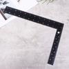 Black Right Angle Ruler 90 Degree Hole Angle Ruler Industrial Grade Positioning Marking Angle Ruler Woodworking L-Shaped Ruler